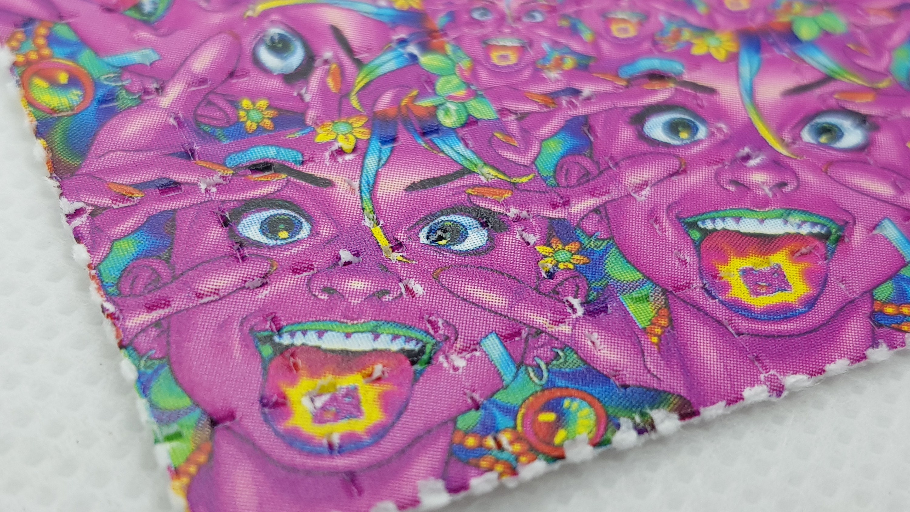 Purple Acid Girl Blotter Art 100 Tab Mini Foglio Etsy