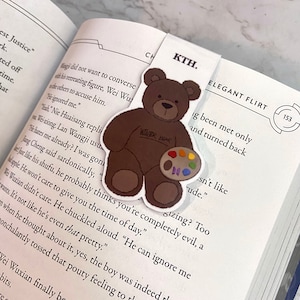 BTS V Taecore Aesthetic Winter Bear Taehyung Magnetic Bookmark