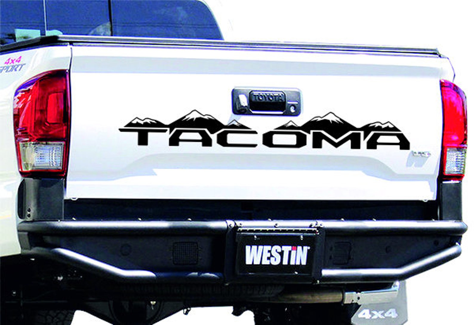 TOYOTA 1pcs Tailgate Stripe Tailgate Decal Graphics Vinyl Sticker Logo Etsy