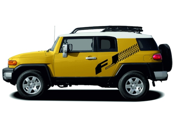 Da-iCE POPUP FJ Tシャツ Photo yellow 40x4 Yellow - A vintage FJ40 cruiser 4x4 enthusiast shirt