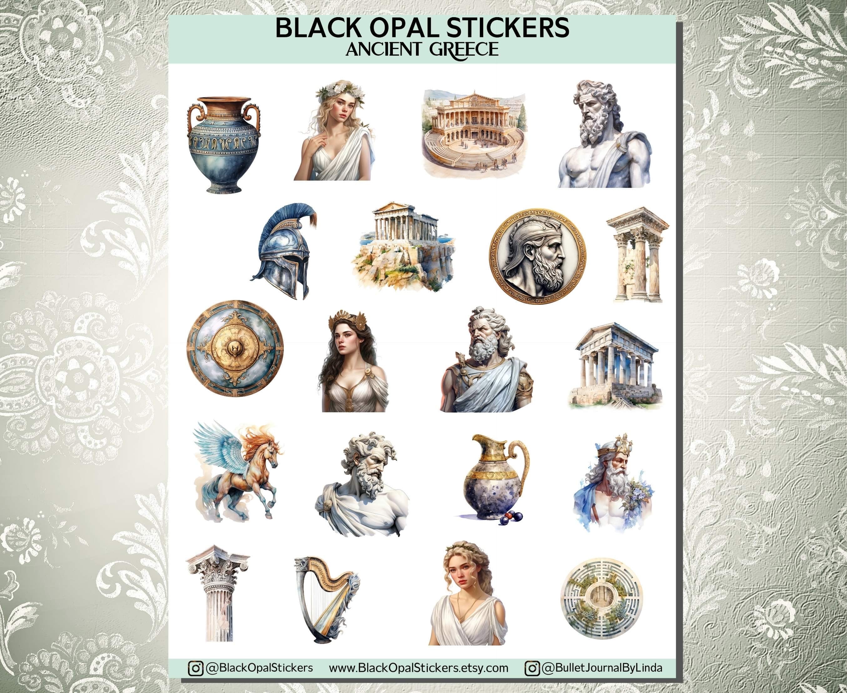 Ancient Greece Sticker Set - Etsy Australia
