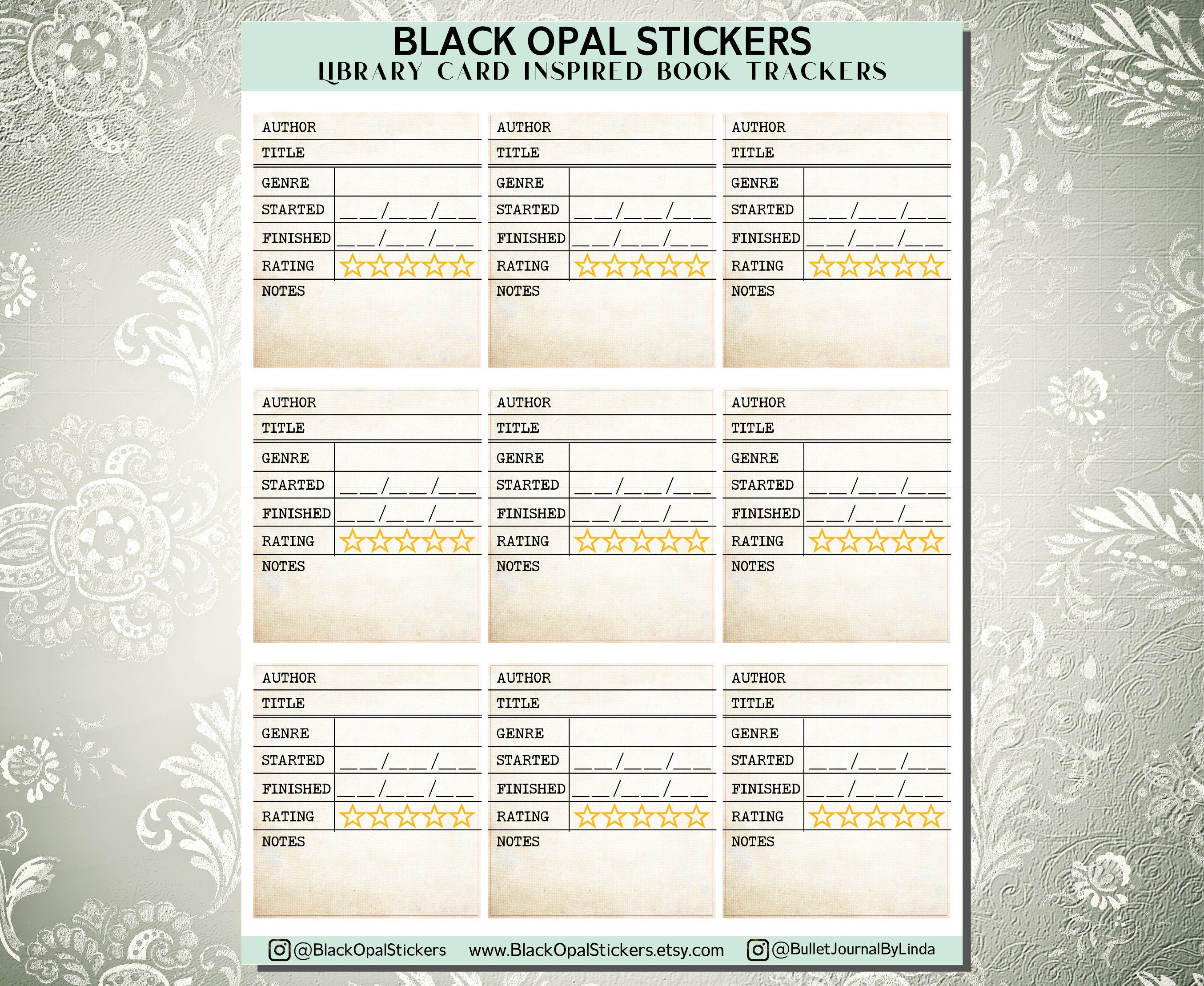 Library Books Library Tracking Card Library Card Inspired Book Tracker Stickers - Etsy Australia