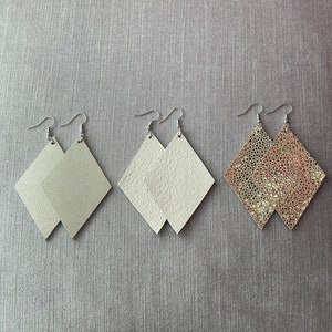 Große Statement Diamant Ohrringe
