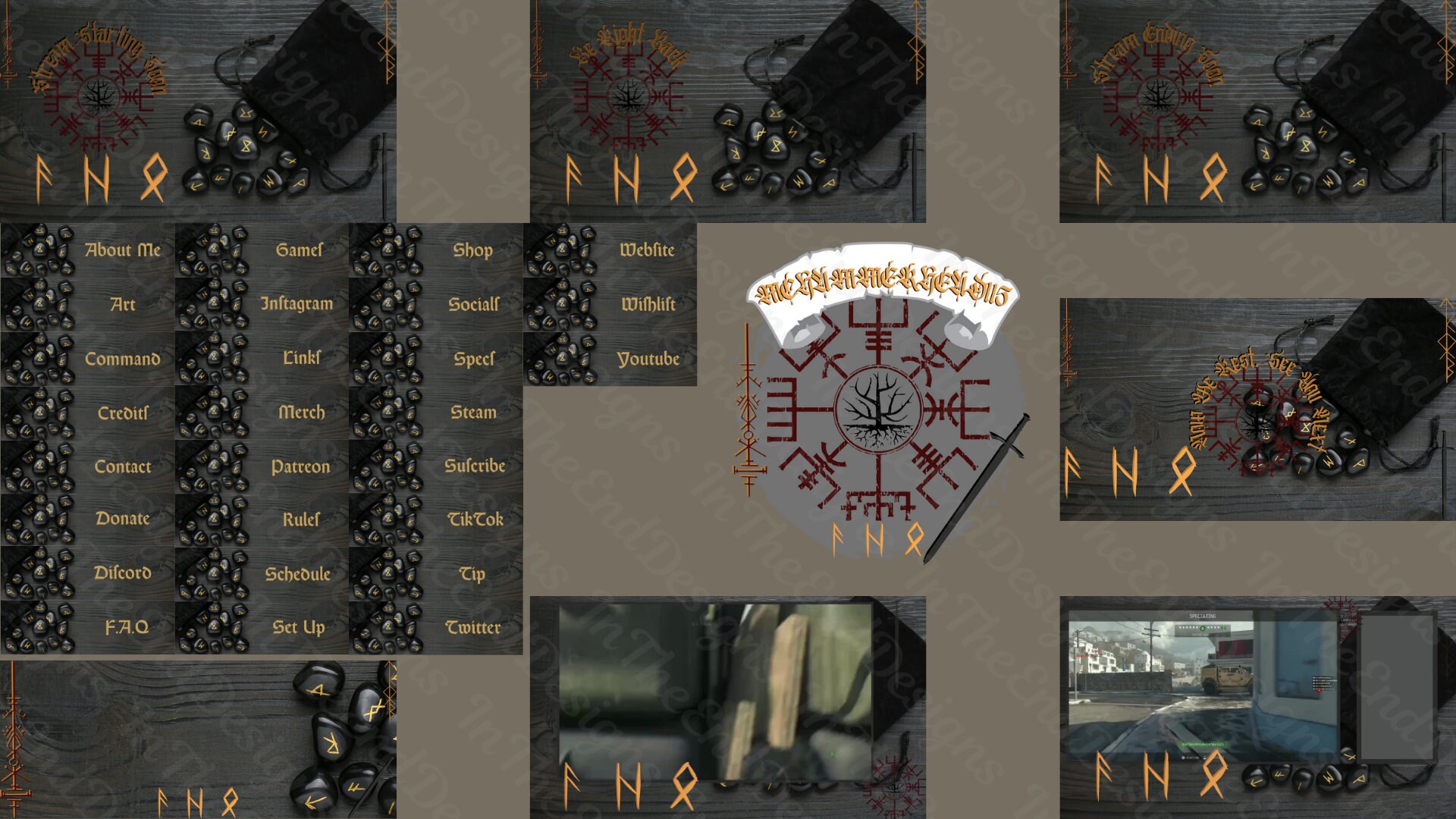 Custom Streaming Overlays - Etsy