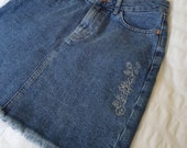 Denim Skirt, Size 10