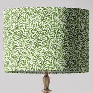 William Morris Lampshade Willow Bough Drum Shade for Table Lamp Traditional Home Decor Vintage Style Art Decor Lamp Shade | Made in USA