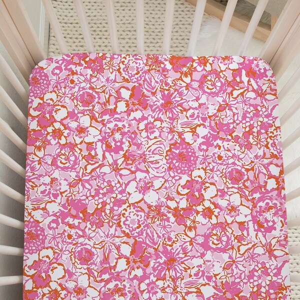 Palm Tree Crib Sheet Etsy