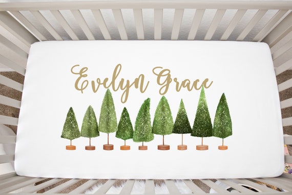 personalized crib sheets