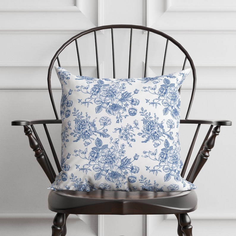 Winterborne Decor Toile Throw Pillow
