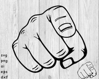Pointing at you Clipart Silhouette Cutting Machines Pointing Finger SVG Cut File Template for Cricut Hand SVG Index Pointing Finger PNG