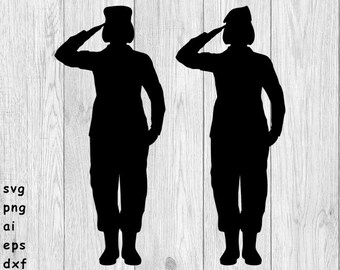 Download Female Soldier Svg Etsy