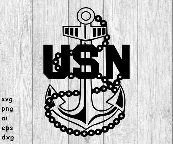 US Navy Anchor Logo SVG png ai eps dxf files for Auto | Etsy