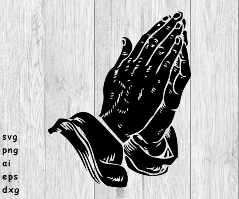 Download Praying Hands Praying Prayer svg png ai eps dxf | Etsy