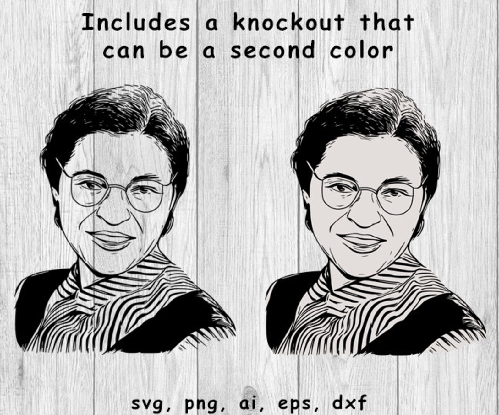 Rosa Parks Civil Rights Icon svg png ai eps dxf DIGITAL | Etsy - How Tall Was Rosa Parks? Civil Rights Icon’s Height