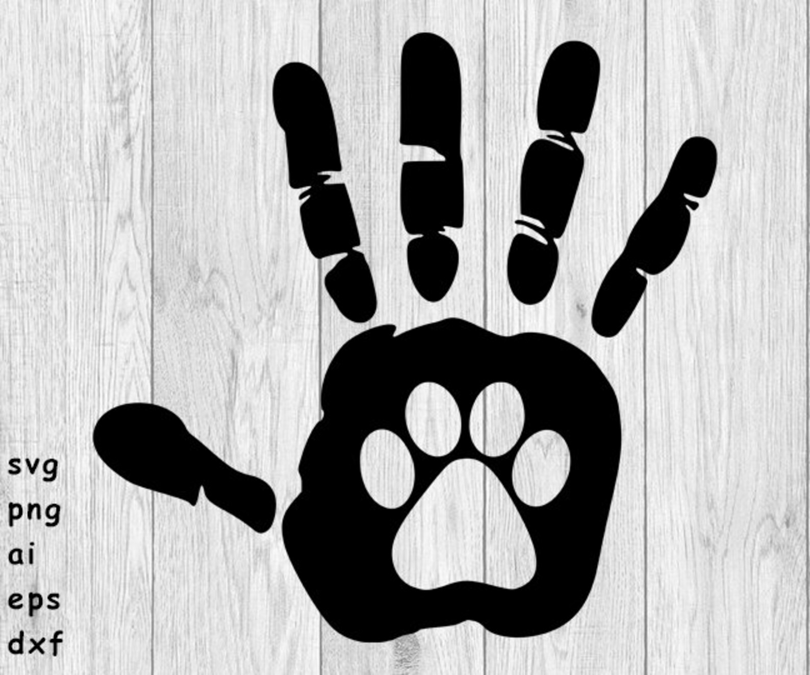 Jeep Wave Dog Paw svg png ai eps dxf DIGITALE BESTANDEN | Etsy België