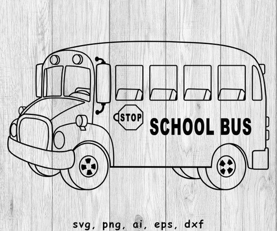 School Bus Stencil Printable