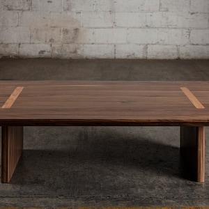 Minimalist Walnut Coffee Table