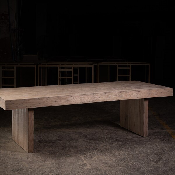 Oak Dining Table Etsy