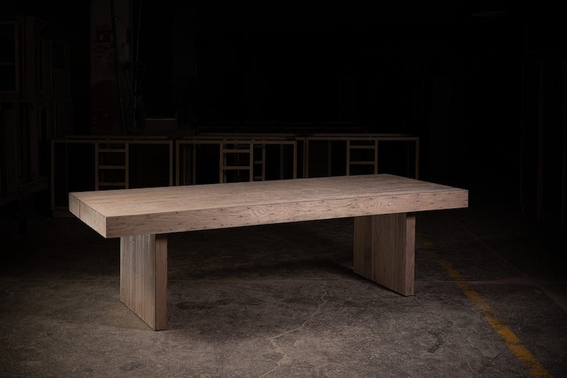 1957 Natural Oak Dining Table image 1