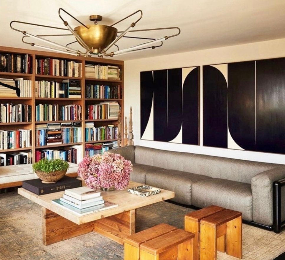 Reclaimed Oak Coffee Table. Black / Light Oak. Etsy