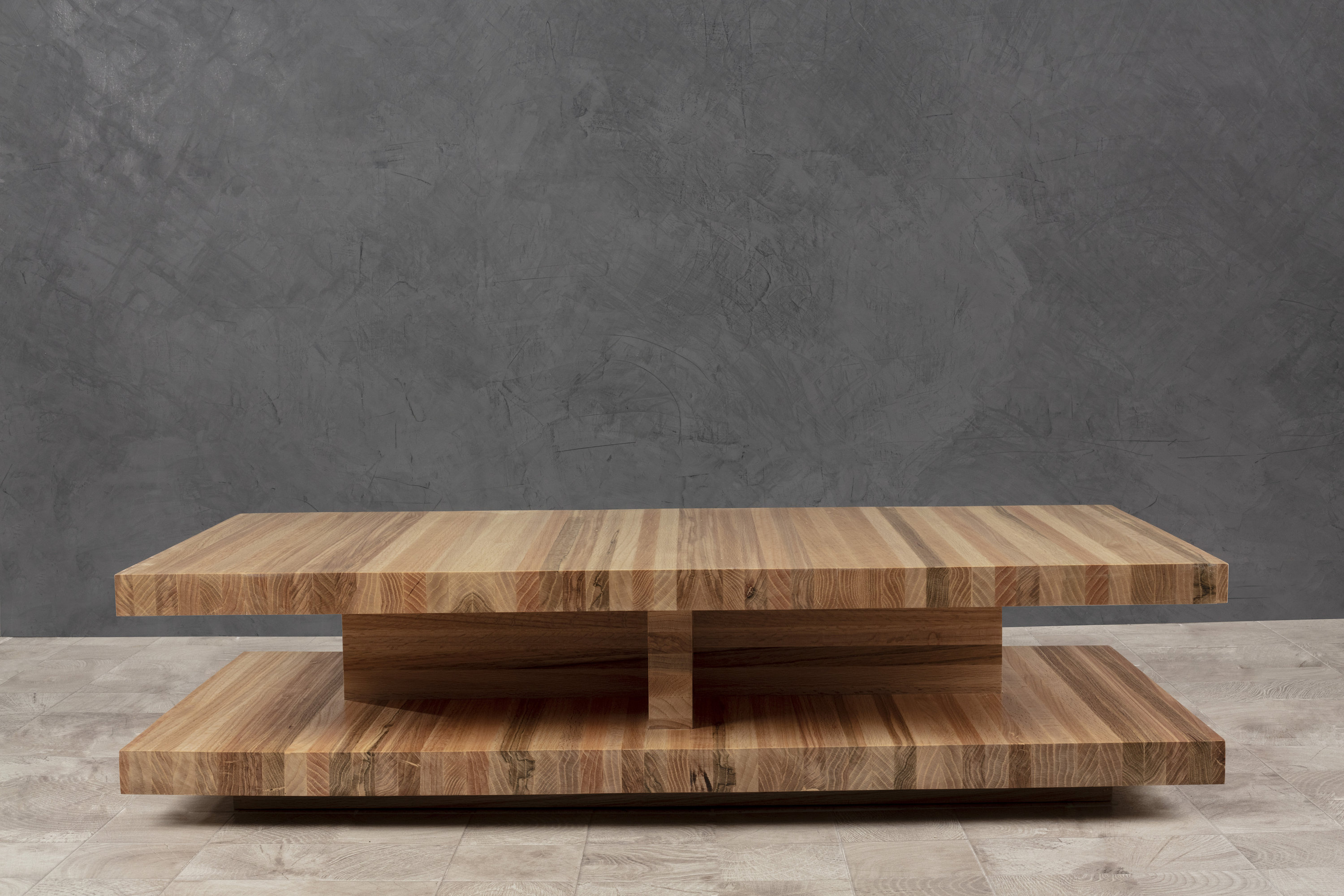 Modern Floating Solid Wood Oak Coffee Table All Natural Etsy UK