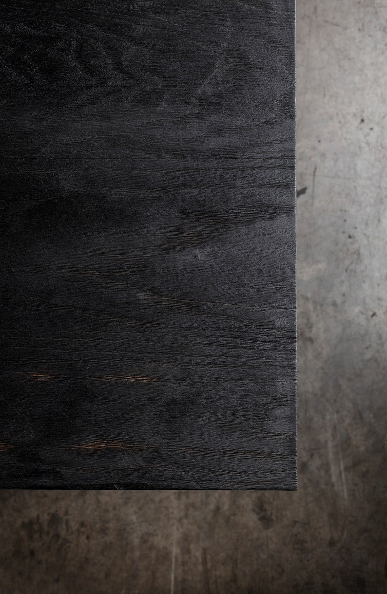 Reclaimed Oak Coffee Table. Black / Light Oak. Etsy