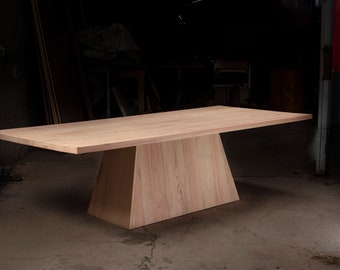 Brutal All Natural Red Oak Dining Table