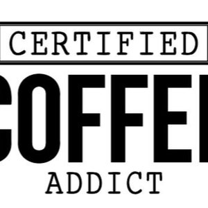 Vinyl Decal - 'Certified Coffee Addict'