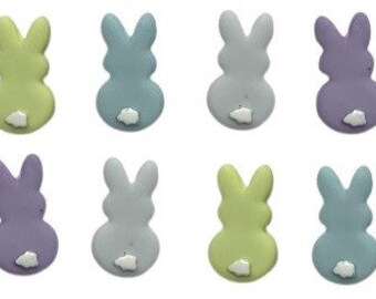 Hoppy Easter Shank Back Easter Bunny Buttons