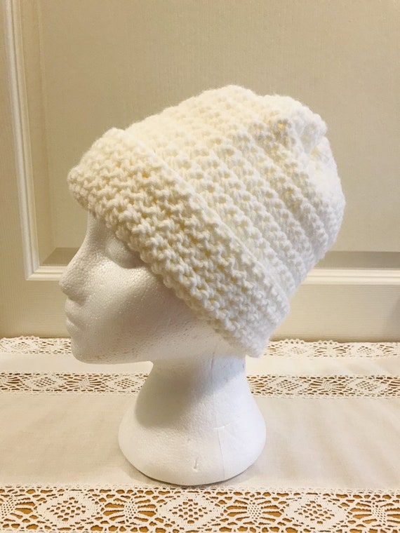 TOQUE HAT 10 COLOURS With Brim Hand 