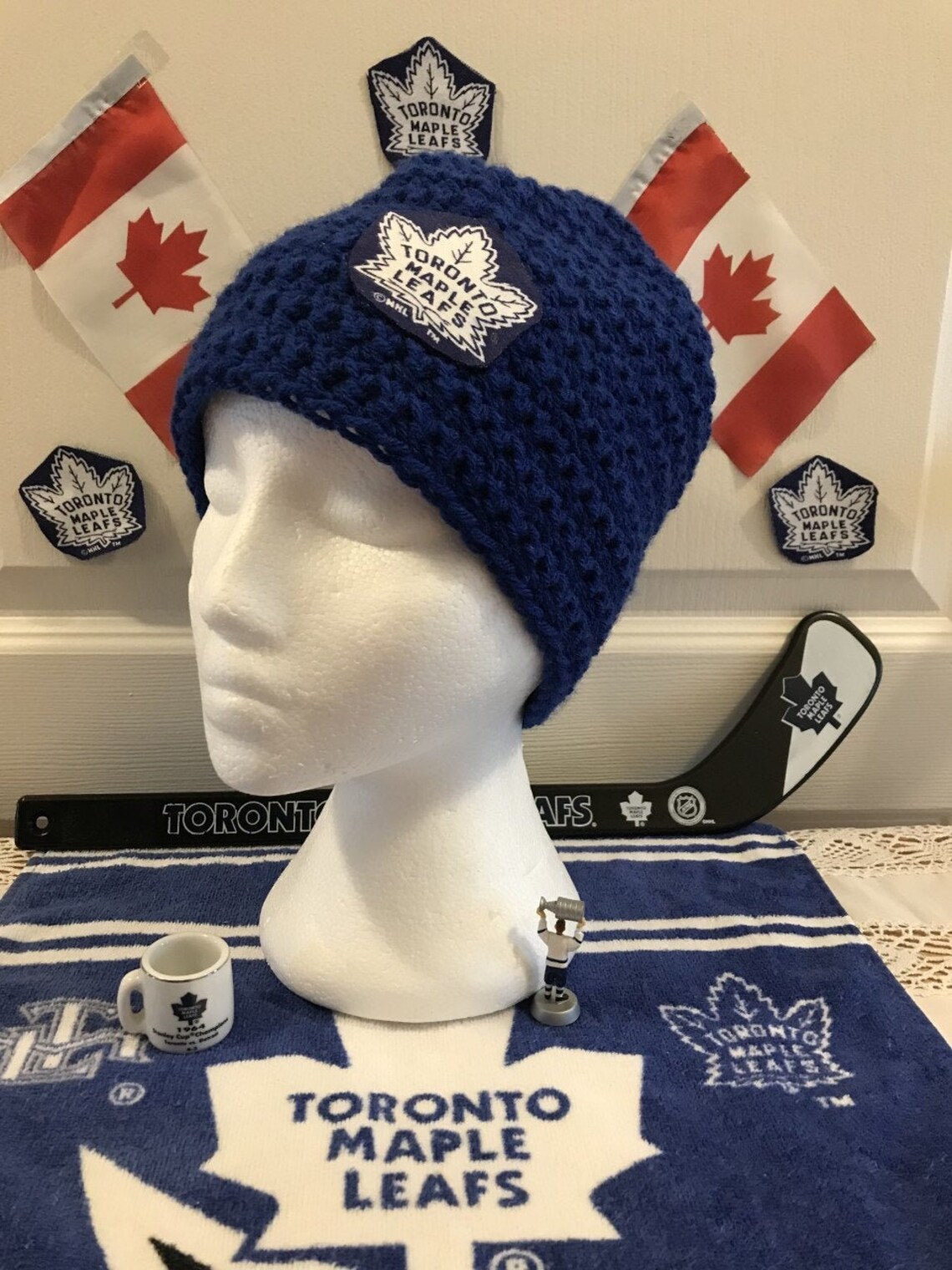 TORONTO MAPLE LEAFS Hat Canadian Hockey Etsy