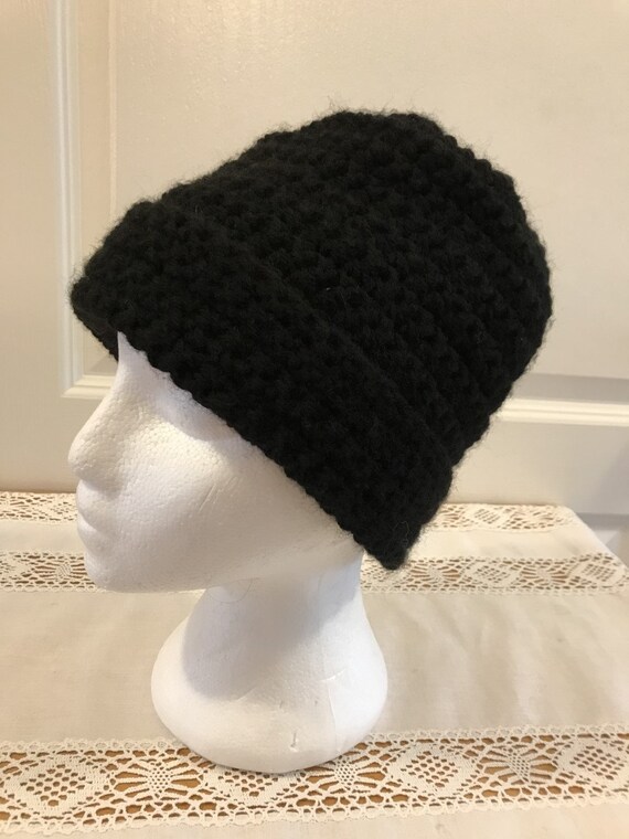 TOQUE HAT 10 COLOURS With Brim Hand 