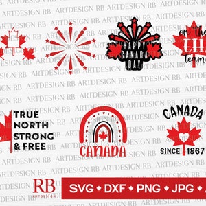 Happy Canada Day Svg Bundle Canada Svg/png/dxf/jpg/ai Files - Etsy