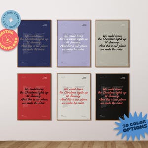 Cartaz de letras personalizado, presente de casamento imprimível, cartaz de música, arte de parede personalizada, cartaz de letra de música personalizado, impressão de música de primeira dança