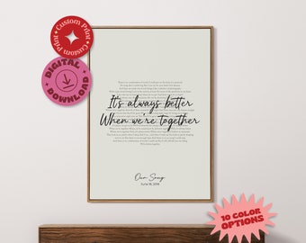 Personalisierter Lyrischer Druck, Hochzeitslied Kunst, Geschenkideen für den ersten Tanz Jahrestag, Individuell druckbares Hochzeitsgeschenk, Benutzerdefinierte Songtexte Wandkunst