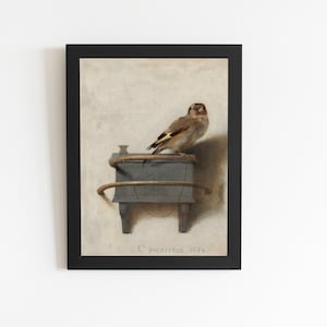 The Goldfinch by Carel Fabritius Digital Printable Art Reproduction Printable