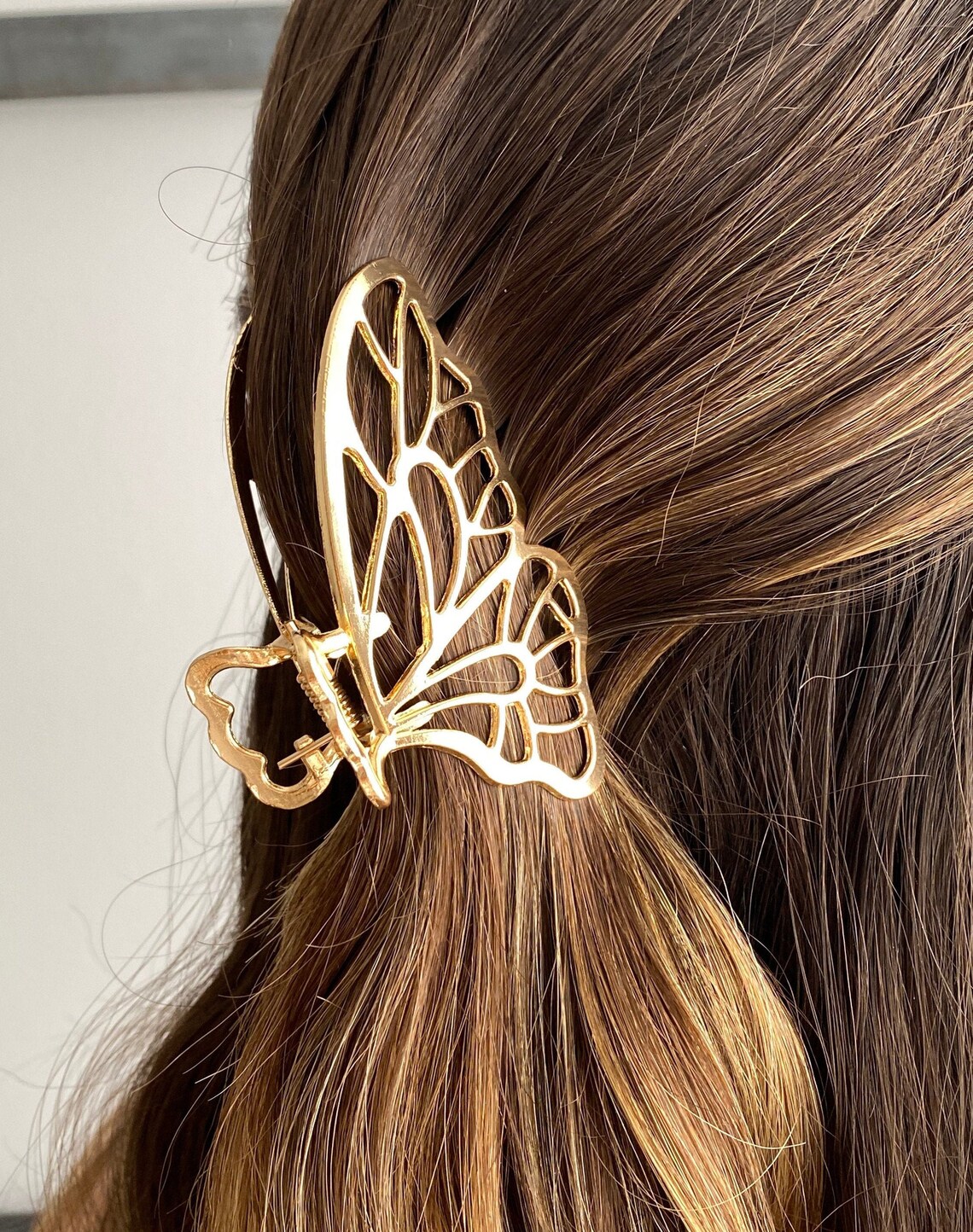 Claw Clip / Gold Hair accessories / Hair Claw / Hair Clips / Etsy