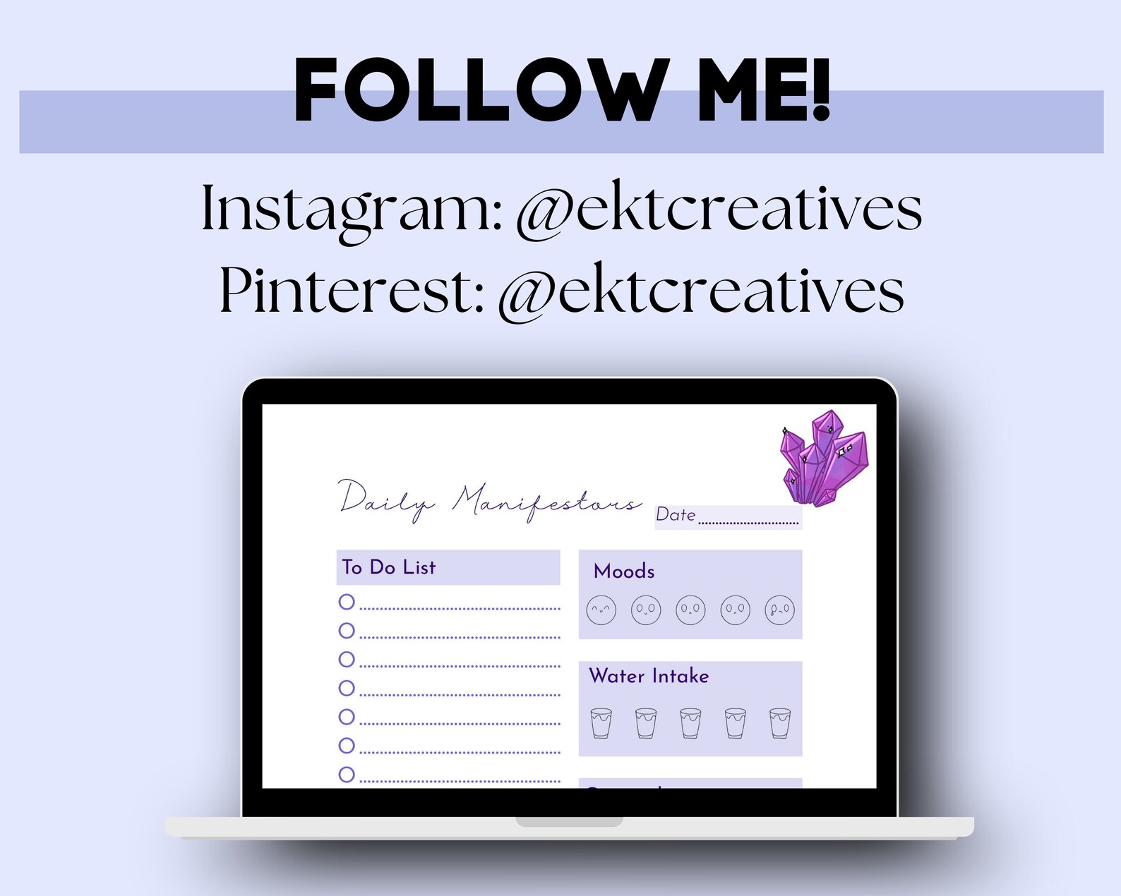 Indigo Daily Planner Printable Digital Download Daily Planner Daily to ...