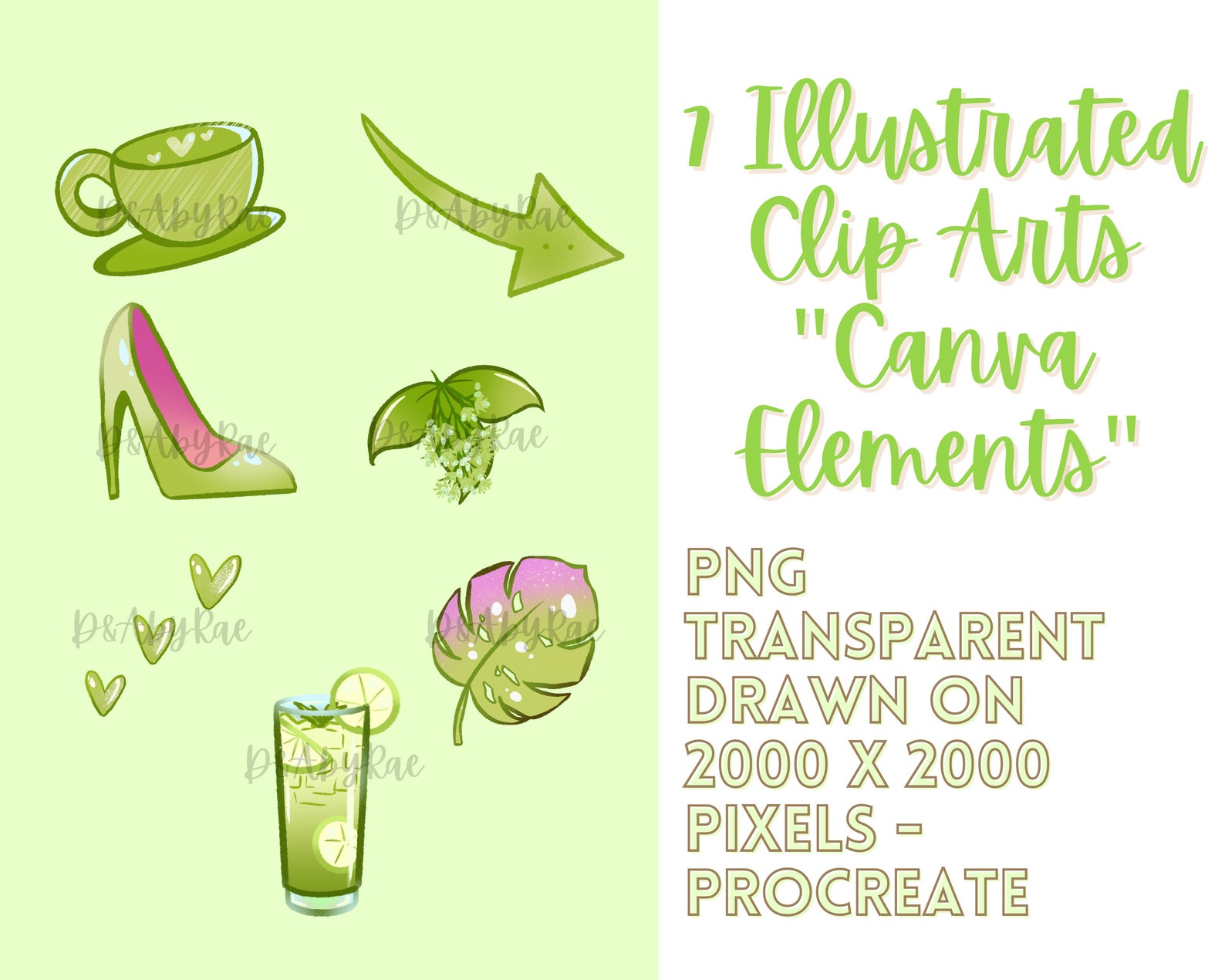 Green Pinterest Templates for Canva Lime Blogger Template | Etsy