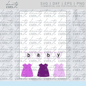 Baby Dress Card SVG