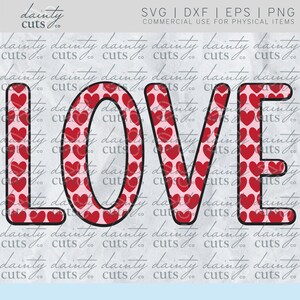 Love Heart Pattern SVG