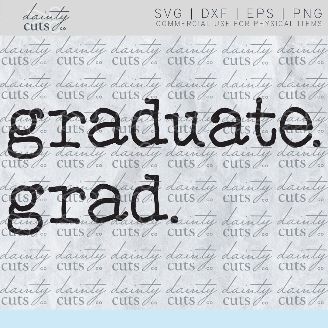 Graduate SVG - Etsy