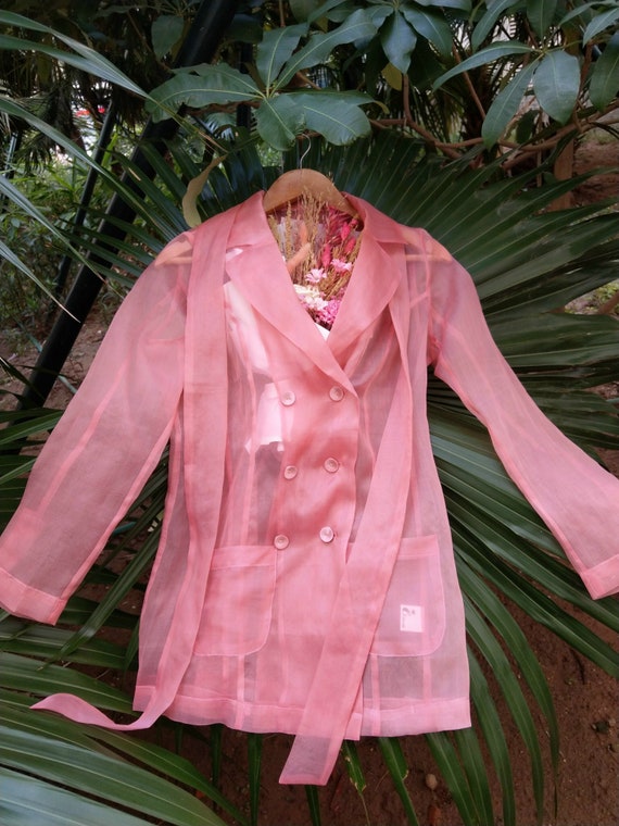organza blazer