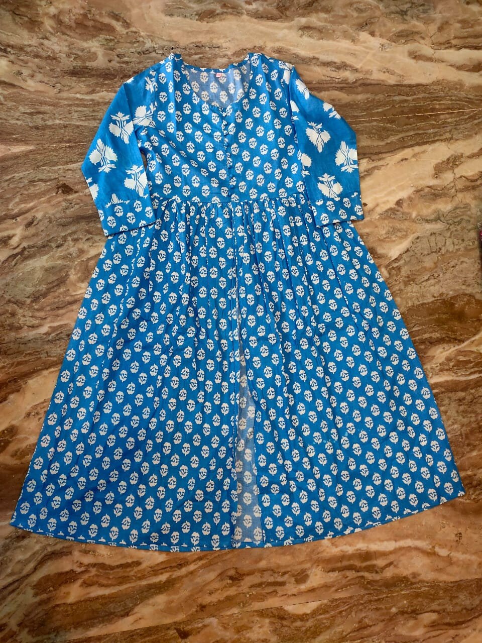 Indian Beautiful anarkali kurtis for women havvy cotton with | Etsy