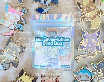 Bat Eevee-lution Blind Bag Enamel Pin | Spooky Pin | Kawaii Pin | Pastel Pin | Enamel Pin | Hard Enamel Pin | Mystery Pin | Pastel Goth