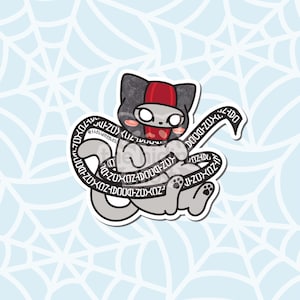 Cat-ncy Sticker | Kawaii Sticker | Laptop Sticker | Die Cut Sticker | Water Bottle Sticker | Spooky Sticker |