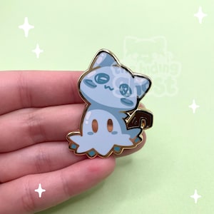 MimiKat Enamel Pin | Spooky Pin | Kawaii Pin | Pastel Pin | Enamel Pin | Hard Enamel Pin | Halloween Pin | Pastel Goth