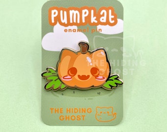 PumpKat Enamel Pin | Spooky Pin | Kawaii Pin | Pastel Pin | Enamel Pin | Hard Enamel Pin | Halloween Pin | Pastel Goth