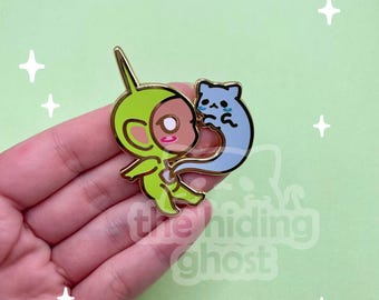 Green Spookytubbies Enamel Pin | Spooky Pin | Kawaii Pin | Pastel Pin | Enamel Pin | Hard Enamel Pin | Skull Pin | Pastel Goth