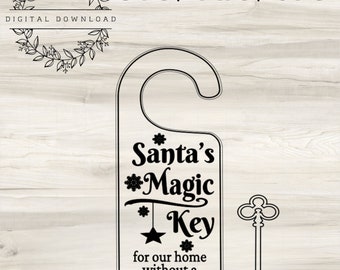 Santa's Magic Key Door Knob Handle